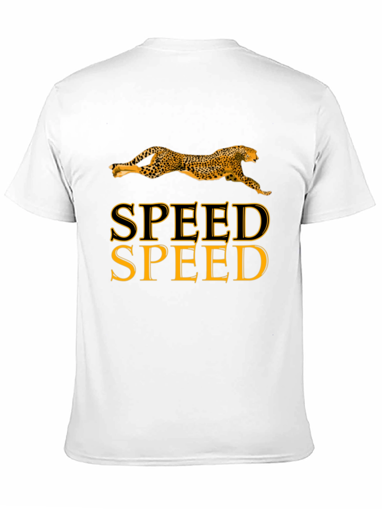 Speed Cheetah Black T-Shirt
