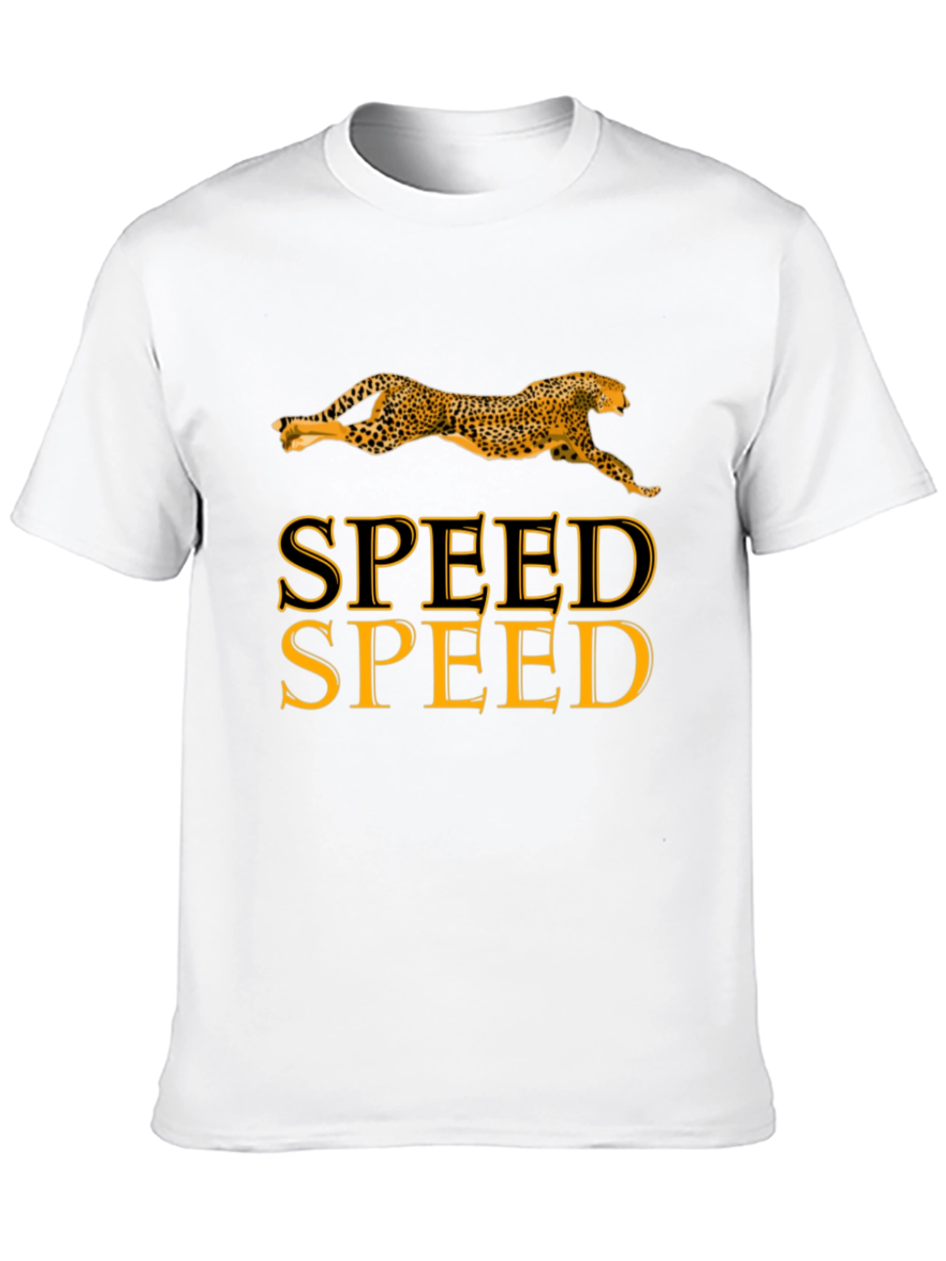 Speed Cheetah Black T-Shirt