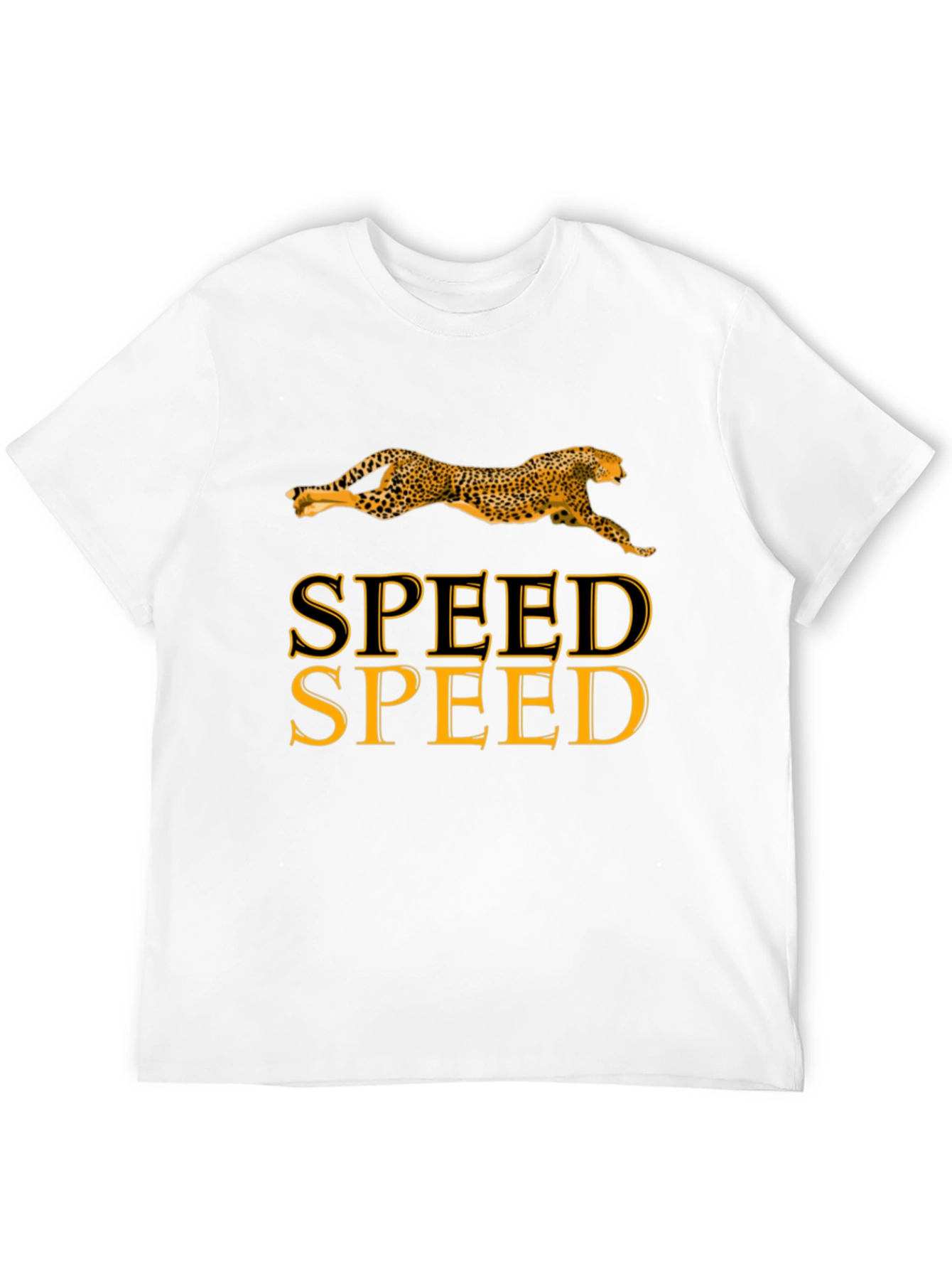 Speed Cheetah Black T-Shirt