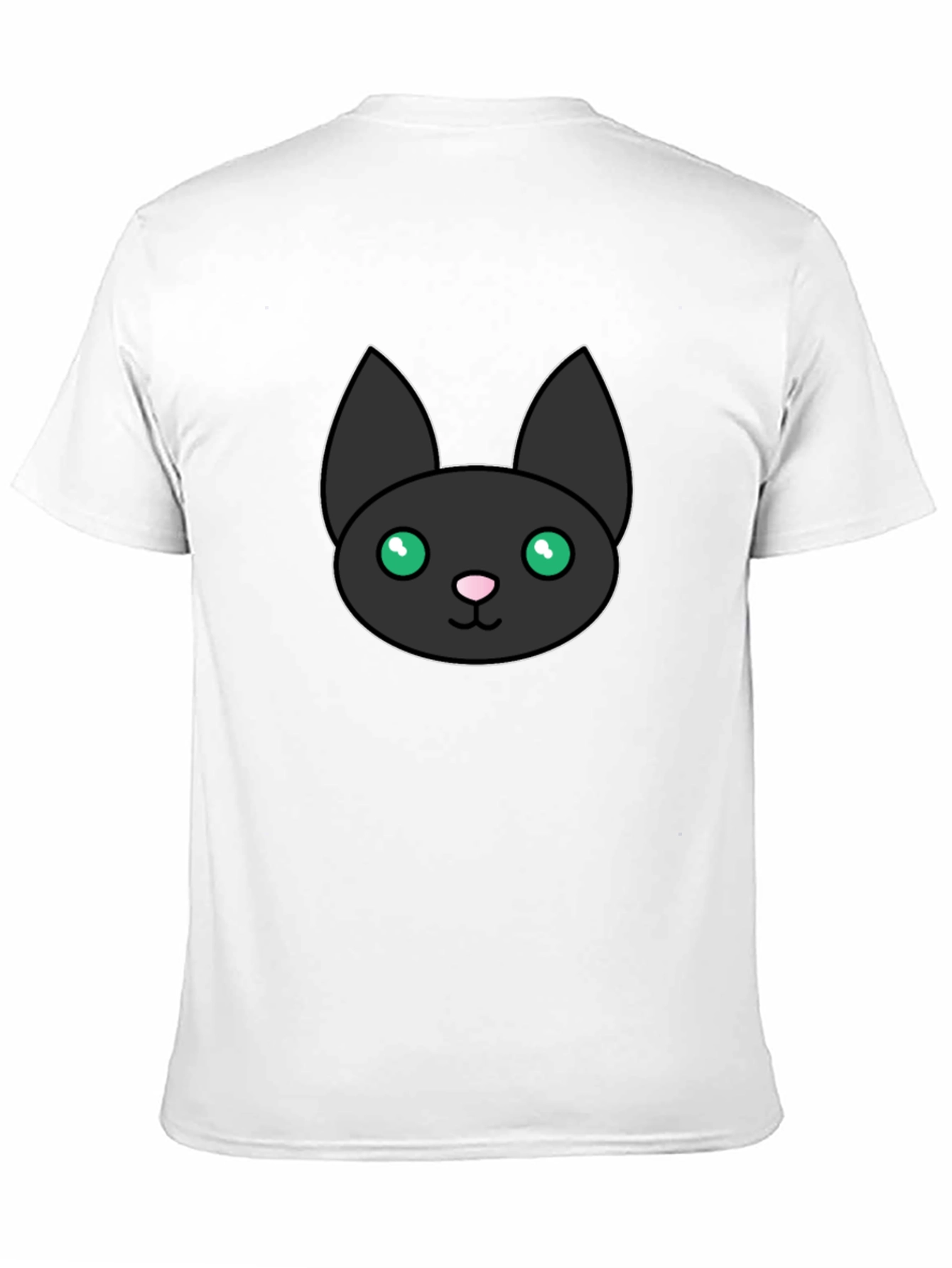 Black Cat Graphic Tee - Cute Kitten Shirt