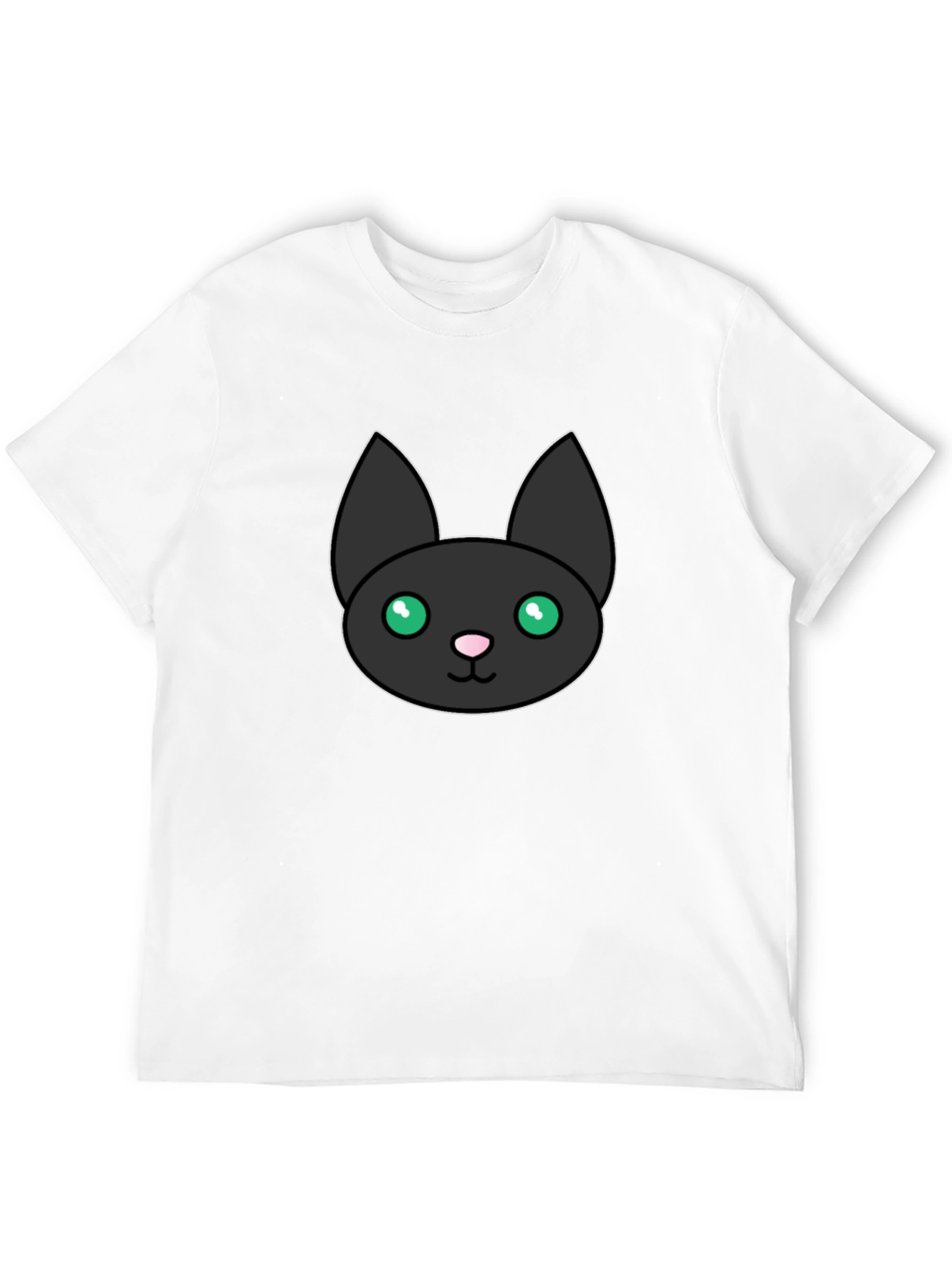 Black Cat Graphic Tee - Cute Kitten Shirt