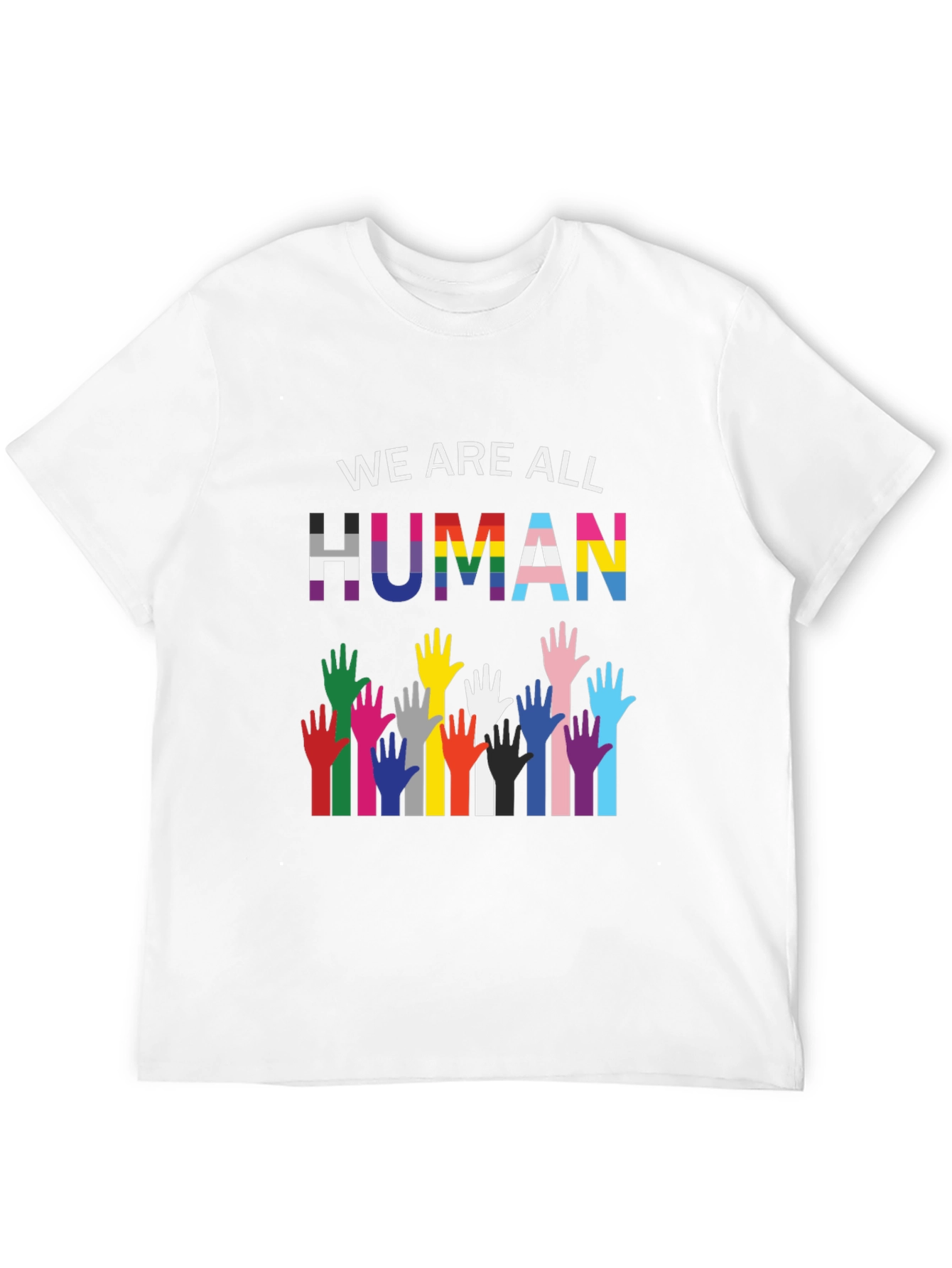 Equality Black T-Shirt - We Are All Human