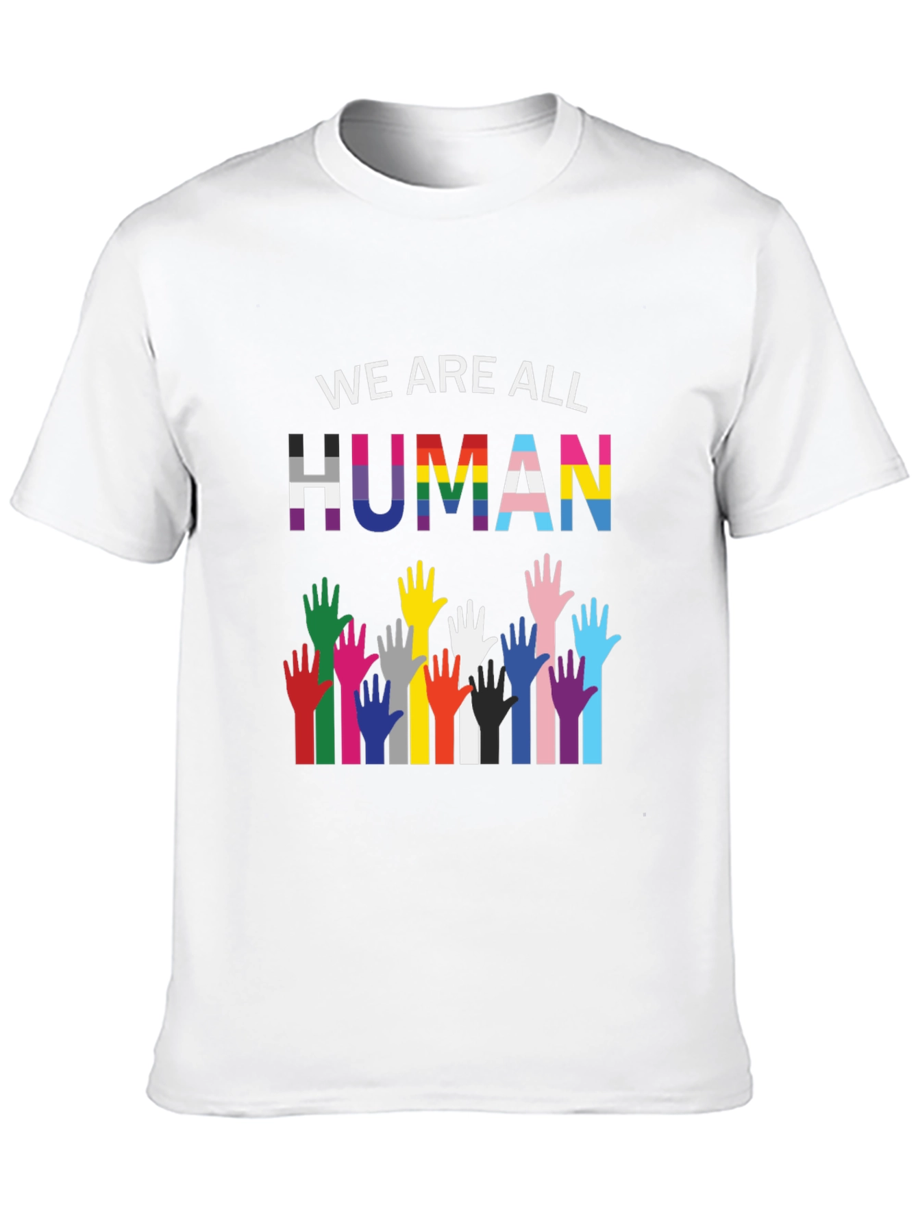 Equality Black T-Shirt - We Are All Human