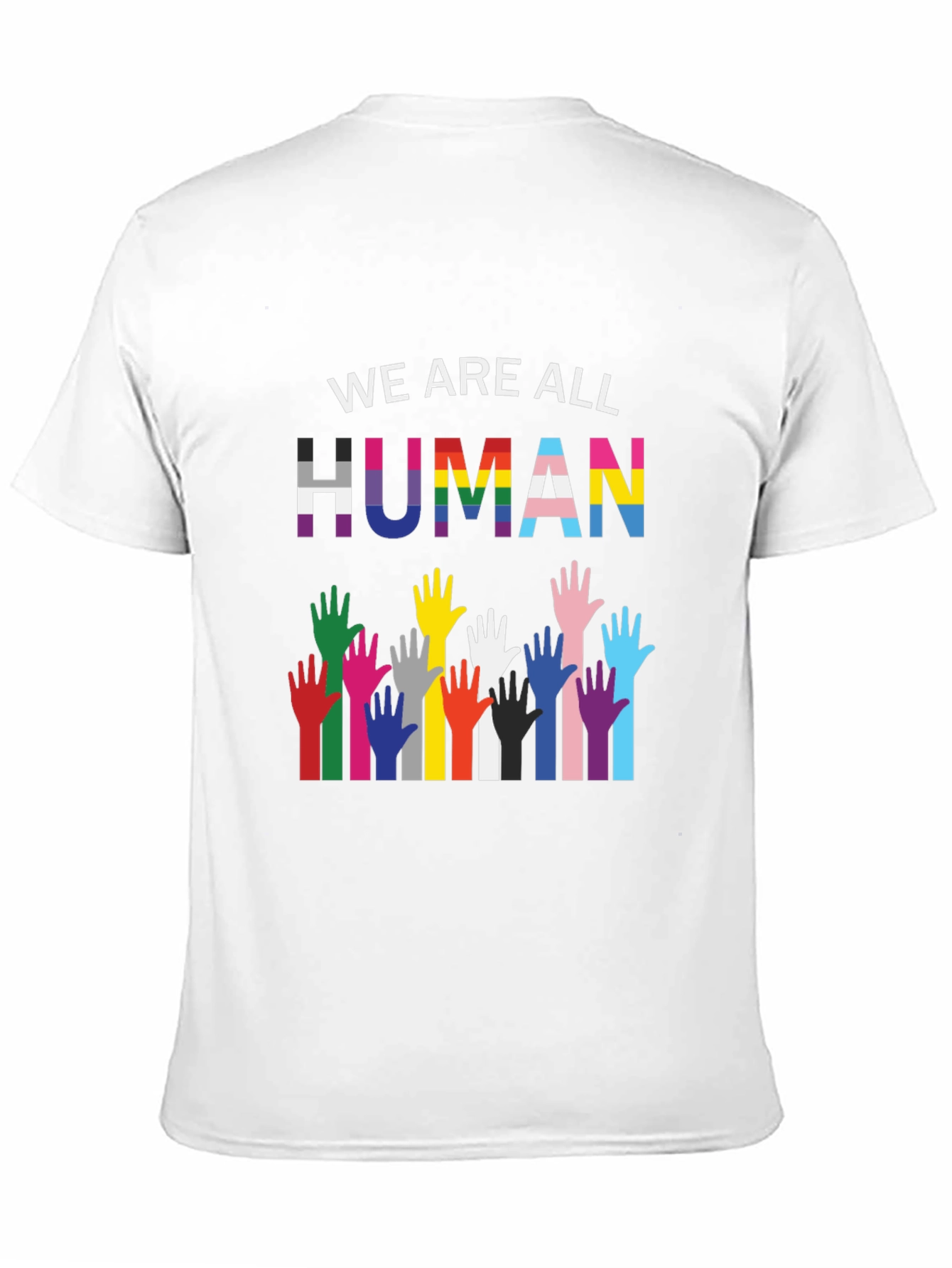 Equality Black T-Shirt - We Are All Human