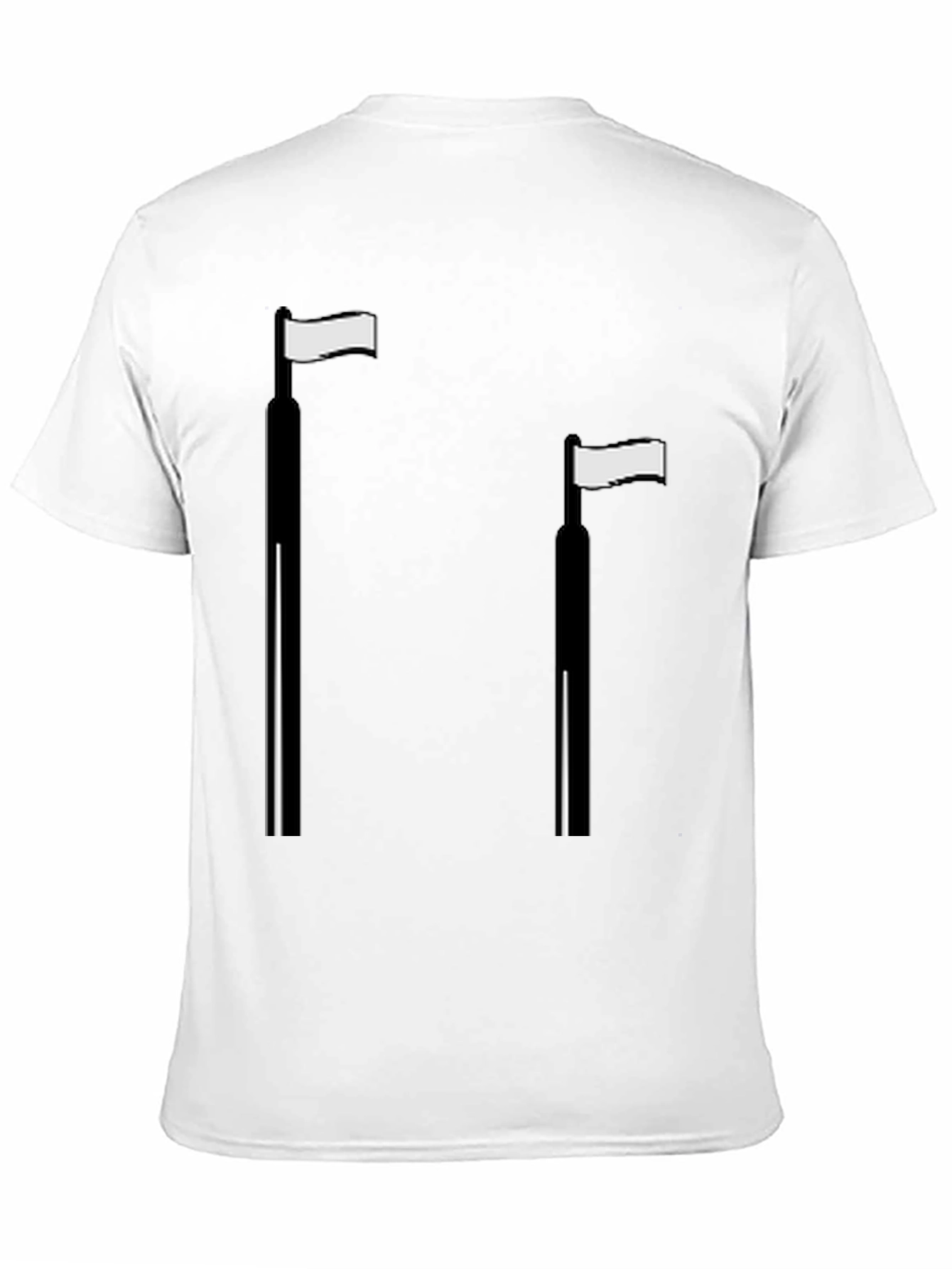 Minimalist Flag T-Shirt - Casual Style