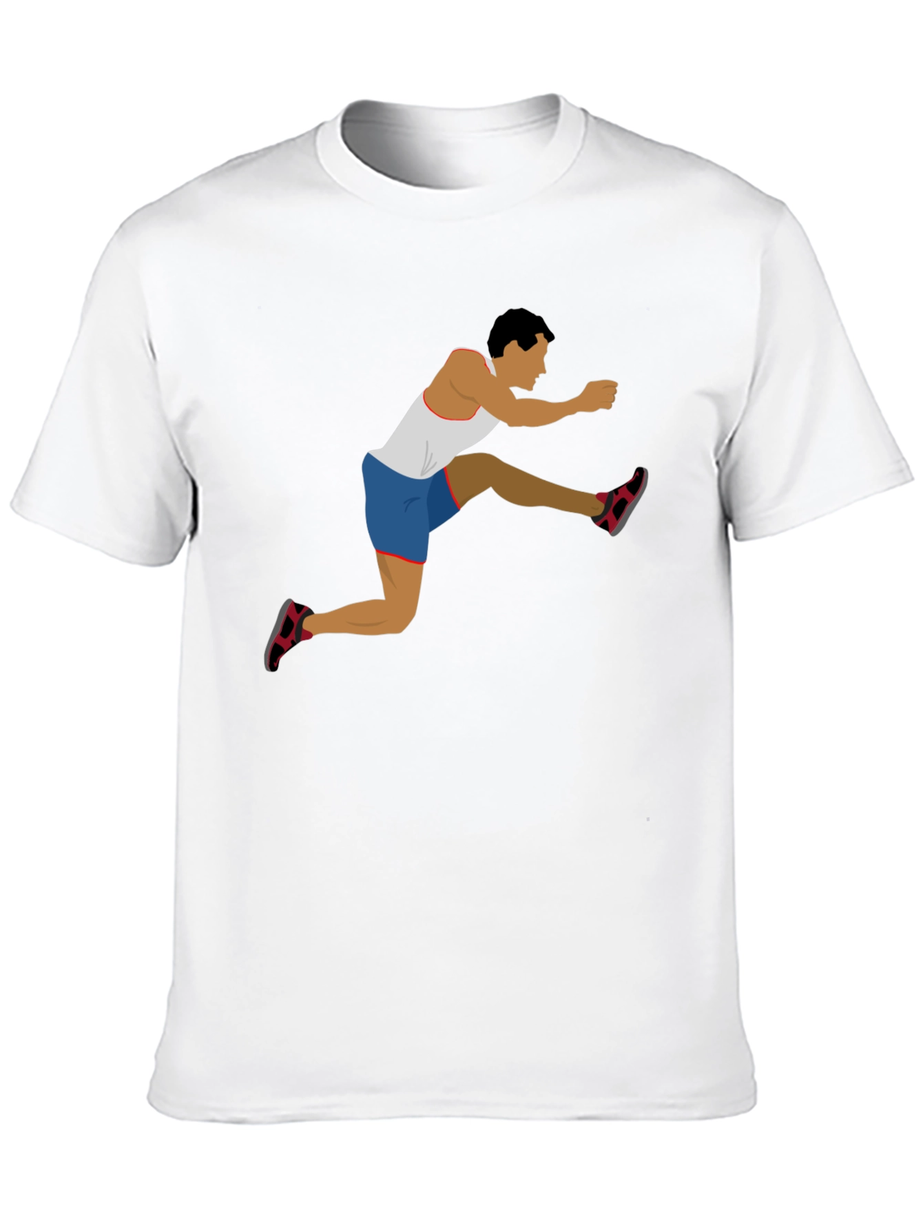 Graphic Tee - Hurdler Design Black