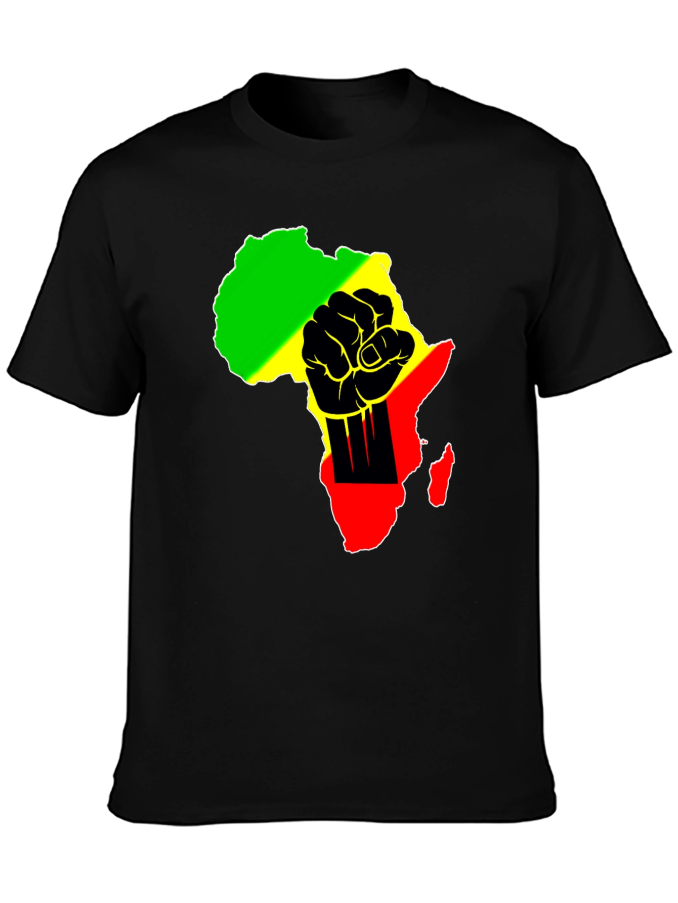 Pan African Fist T-Shirt - Black Pride