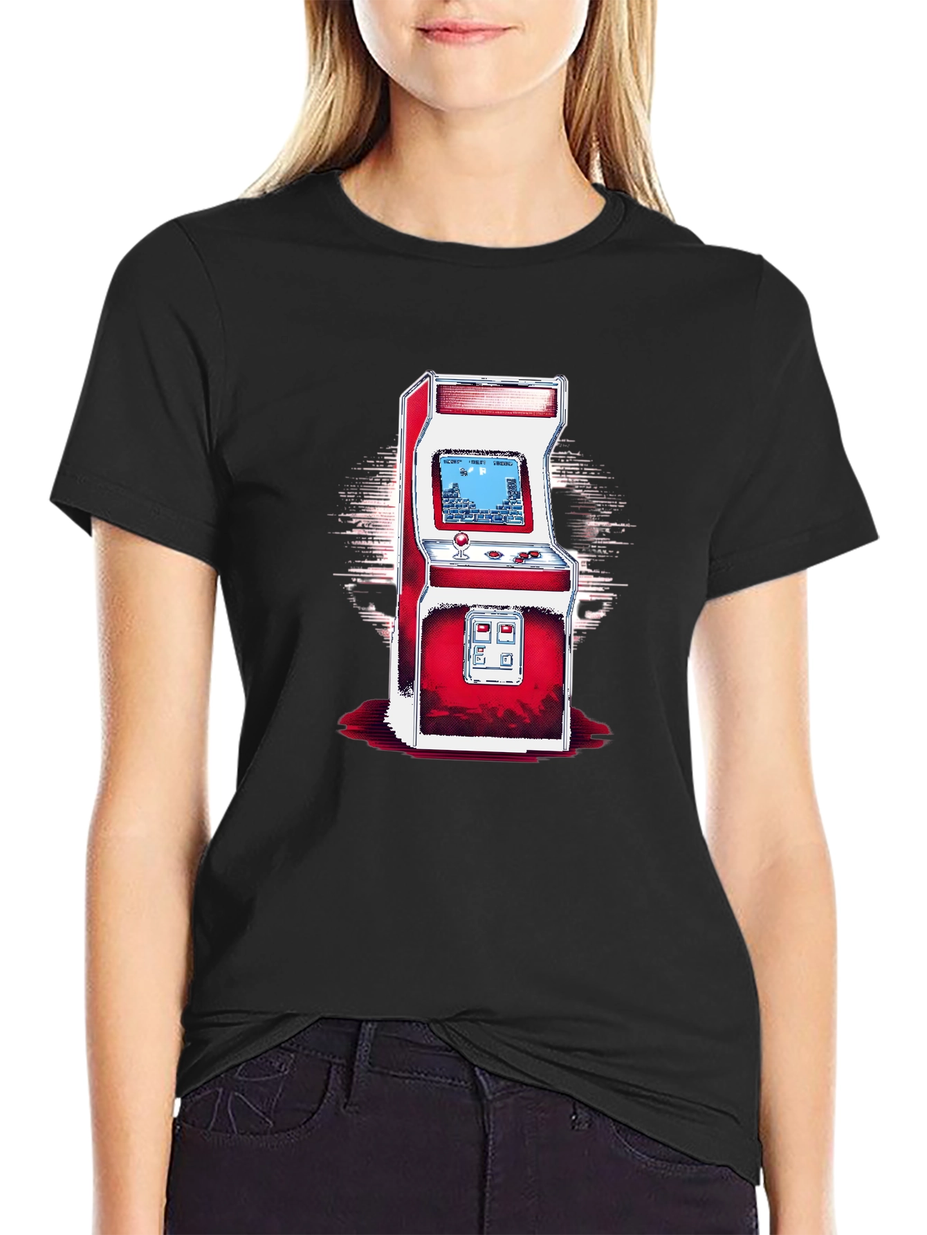 Retro Arcade Game Graphic T-Shirt