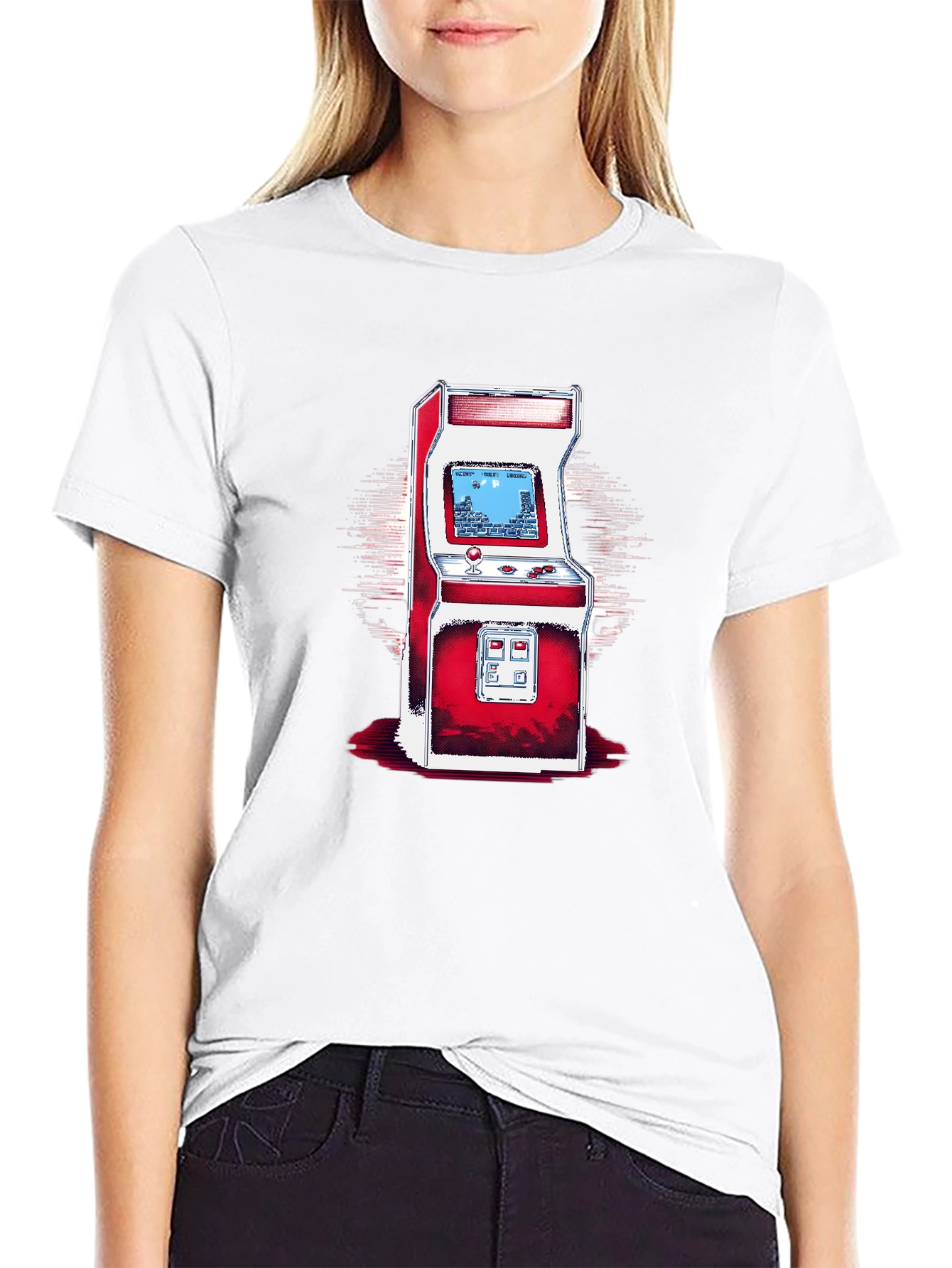 Retro Arcade Game Graphic T-Shirt