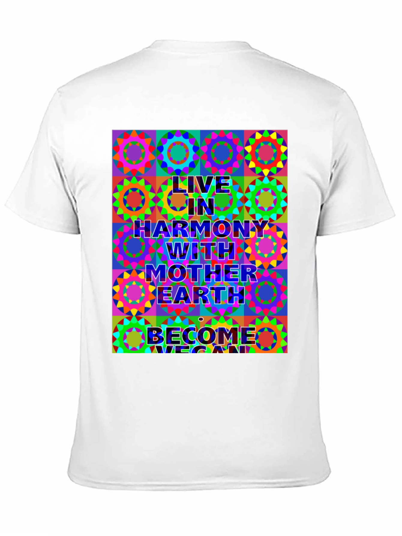Live in Harmony T-Shirt - Vegan Earth Design