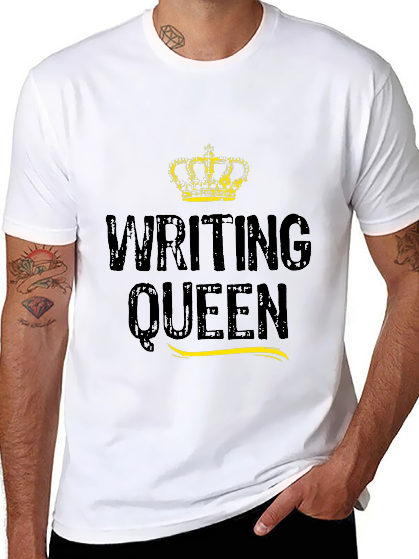 Writing Queen Graphic T-Shirt