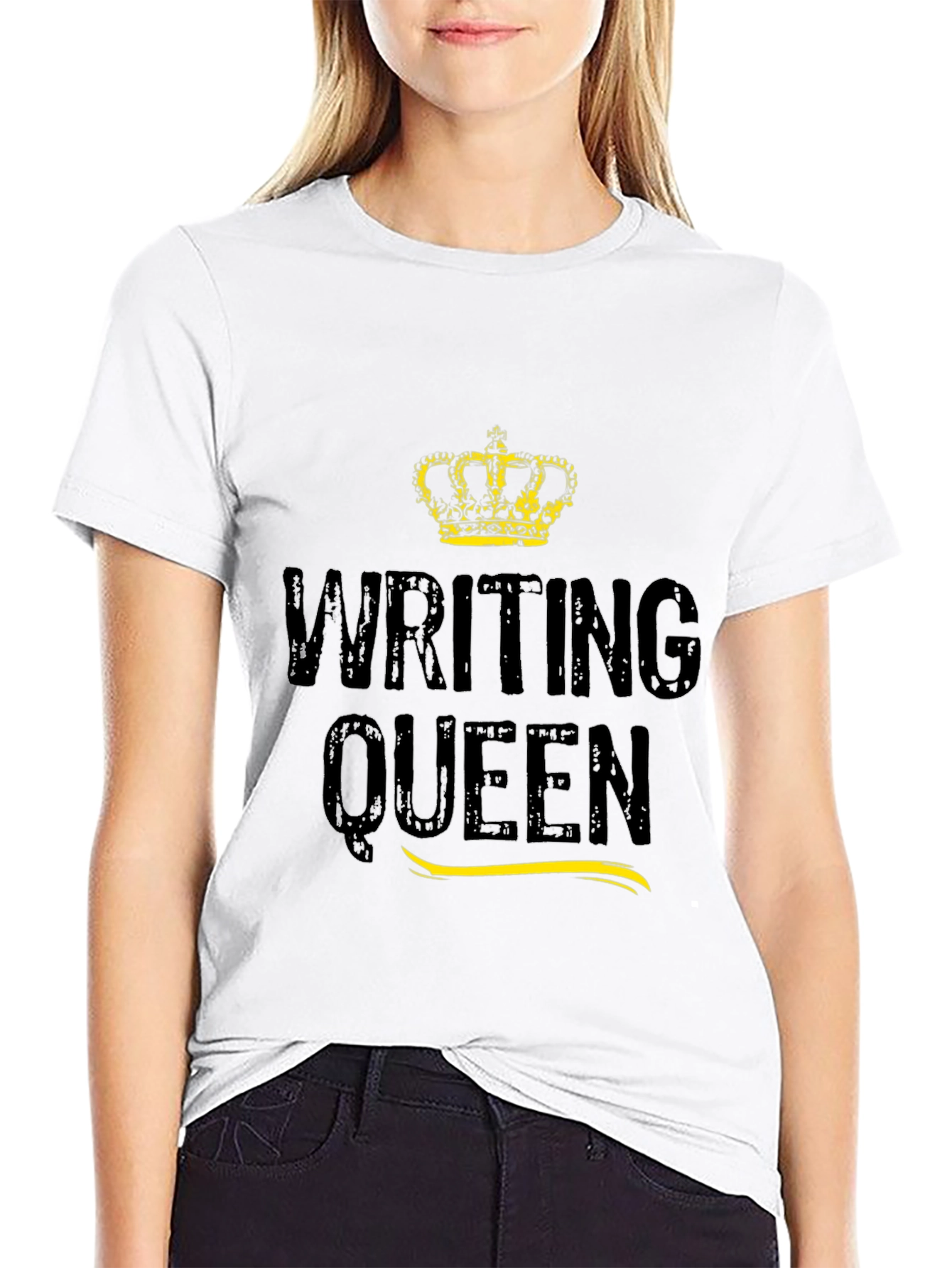 Writing Queen Graphic T-Shirt