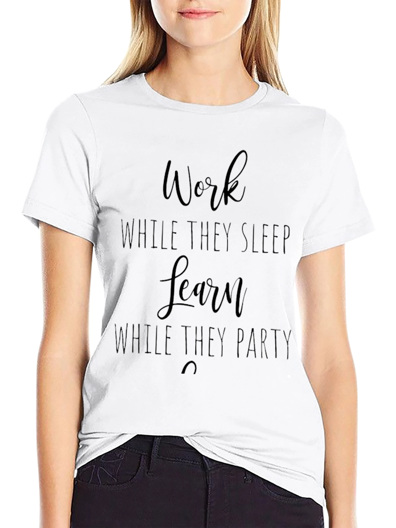 Work While They Sleep Graphic Tee