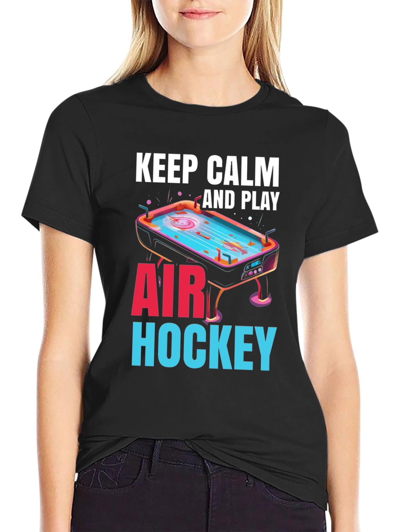 Keep Calm and Play Air Hockey T-Shirt