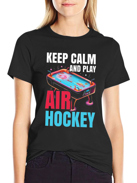 Keep Calm and Play Air Hockey T-Shirt