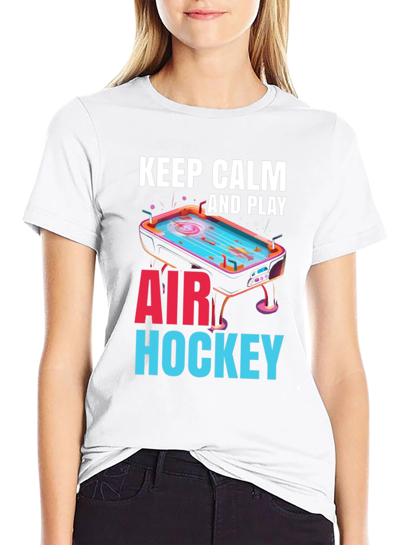 Keep Calm and Play Air Hockey T-Shirt