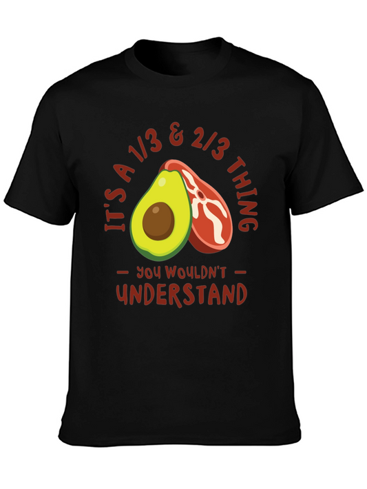 1/3 & 2/3 Avocado Steak T-Shirt