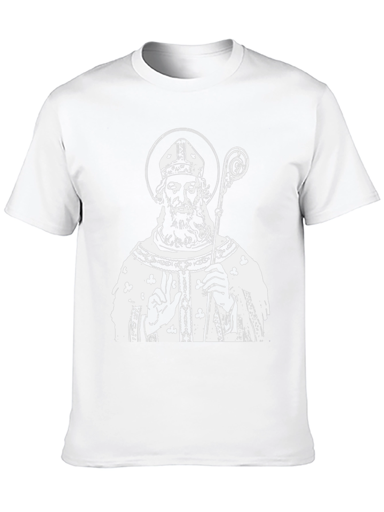 Saint Graphic Tee - Black Cotton T-Shirt