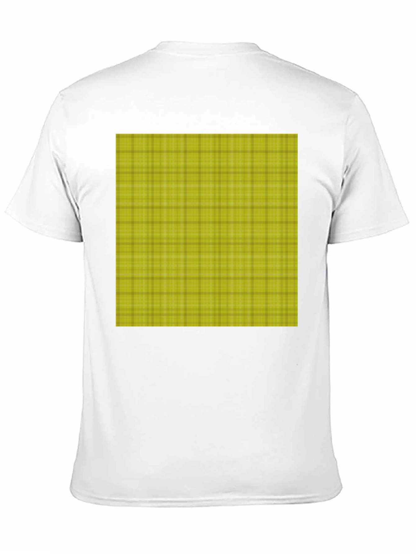 Plaid Graphic Tee - Casual Black T-Shirt