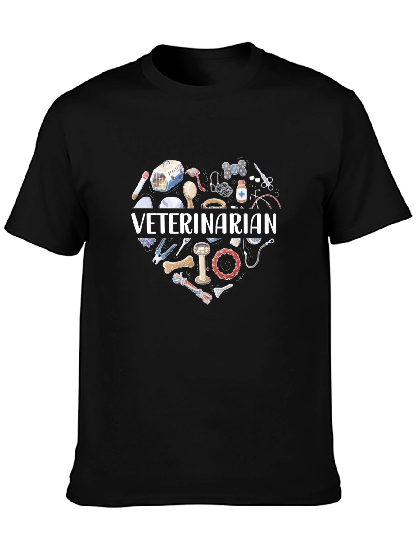 Veterinarian Heart Graphic T-Shirt