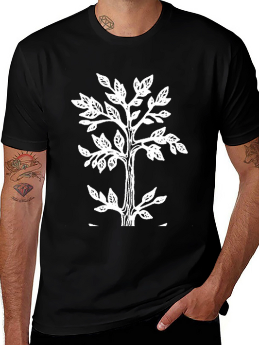 Tree Graphic Print T-Shirt - Stylish Casual Wear