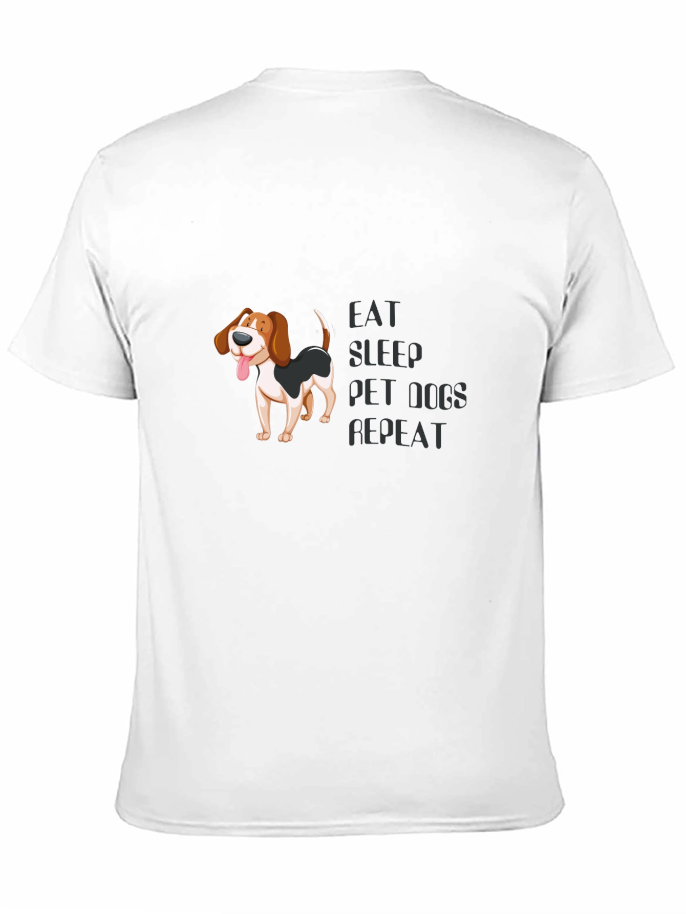 Eat Sleep Pet Dogs Repeat T-Shirt