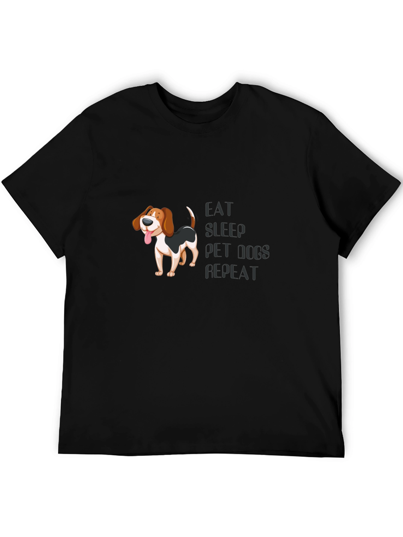 Eat Sleep Pet Dogs Repeat T-Shirt