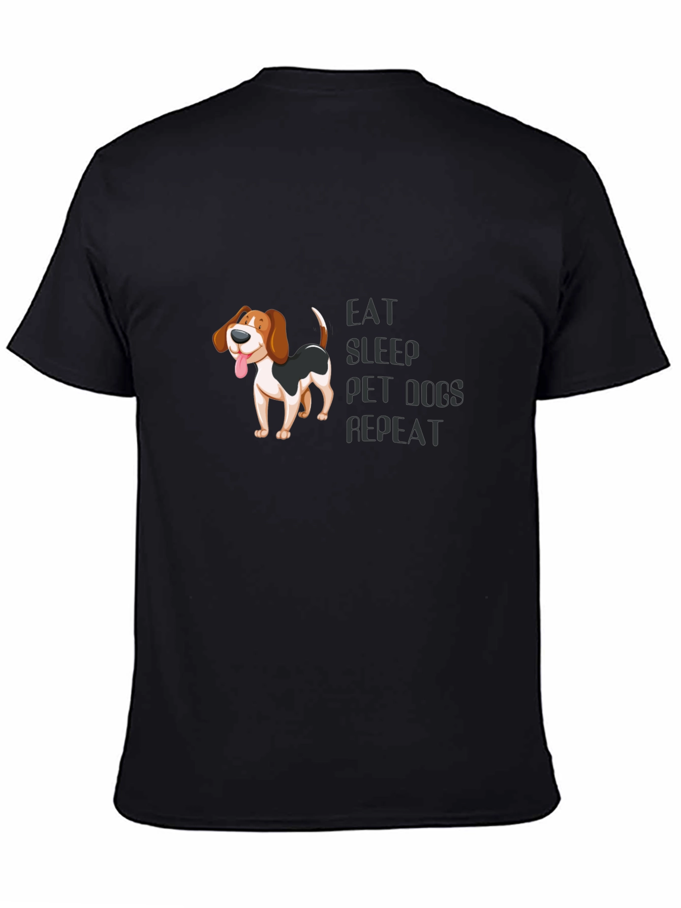 Eat Sleep Pet Dogs Repeat T-Shirt
