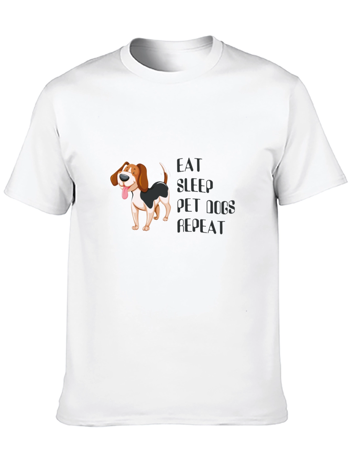 Eat Sleep Pet Dogs Repeat T-Shirt