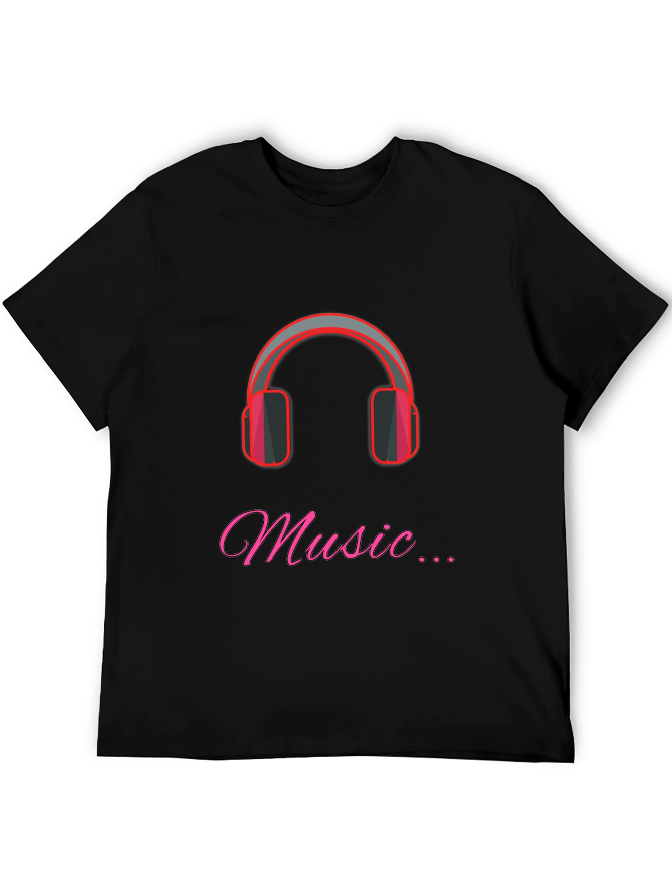 Music Lovers T-Shirt - Headphones Graphic Tee