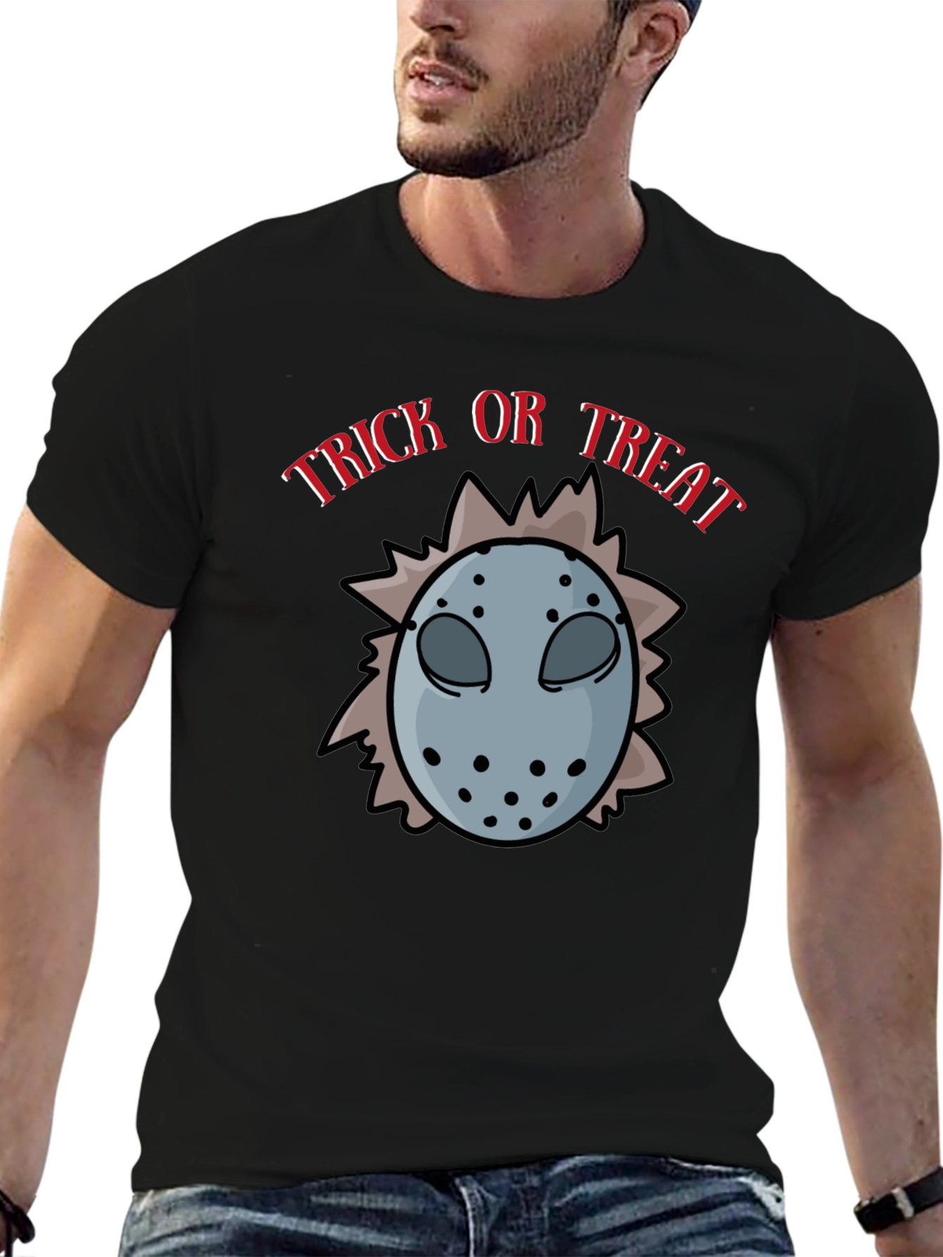 Halloween Trick or Treat Mask T-Shirt