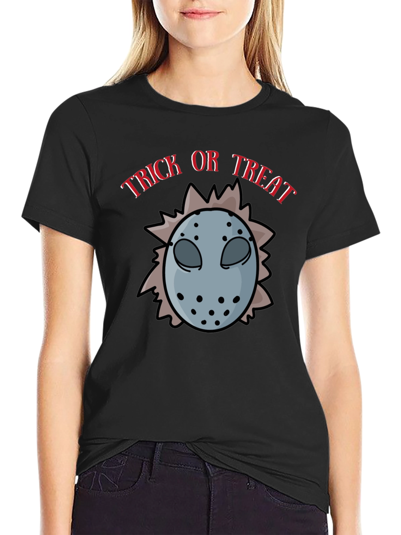 Halloween Trick or Treat Mask T-Shirt