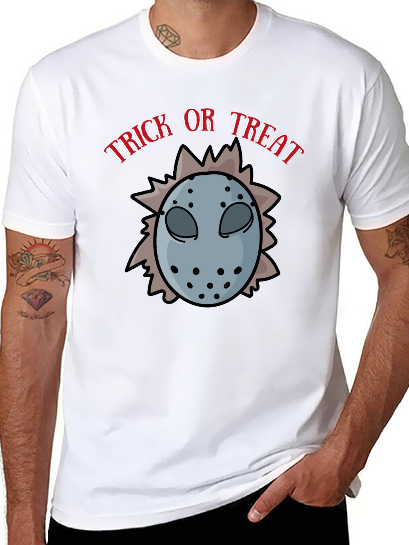 Halloween Trick or Treat Mask T-Shirt