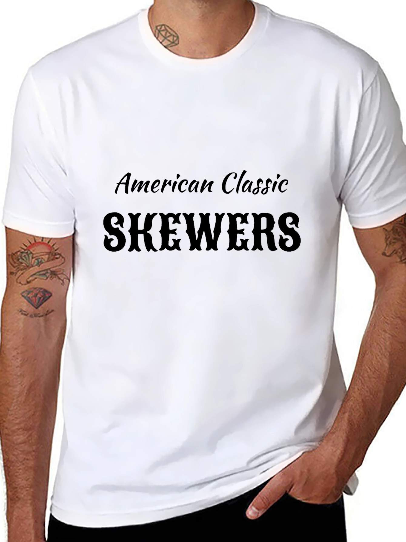 American Classic Skewers Black T-Shirt