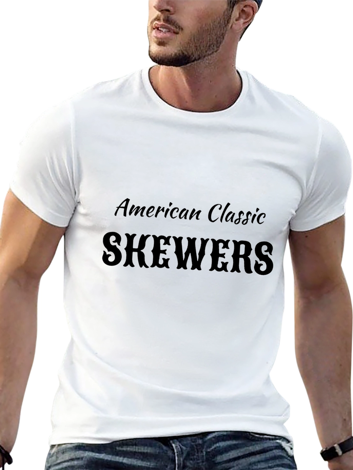 American Classic Skewers Black T-Shirt