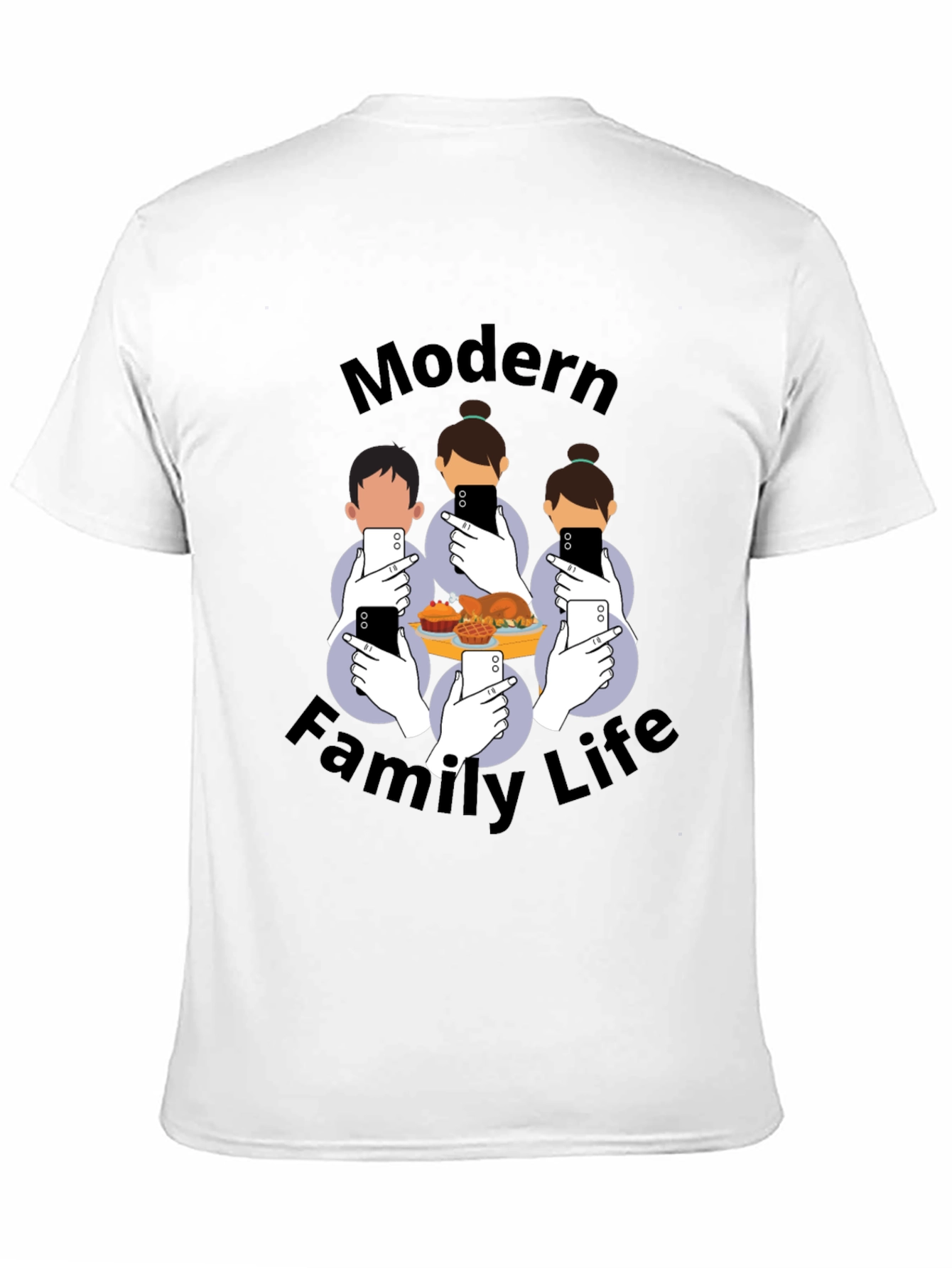 Modern Family Life T-Shirt - Social Media Thanksgiving Tee