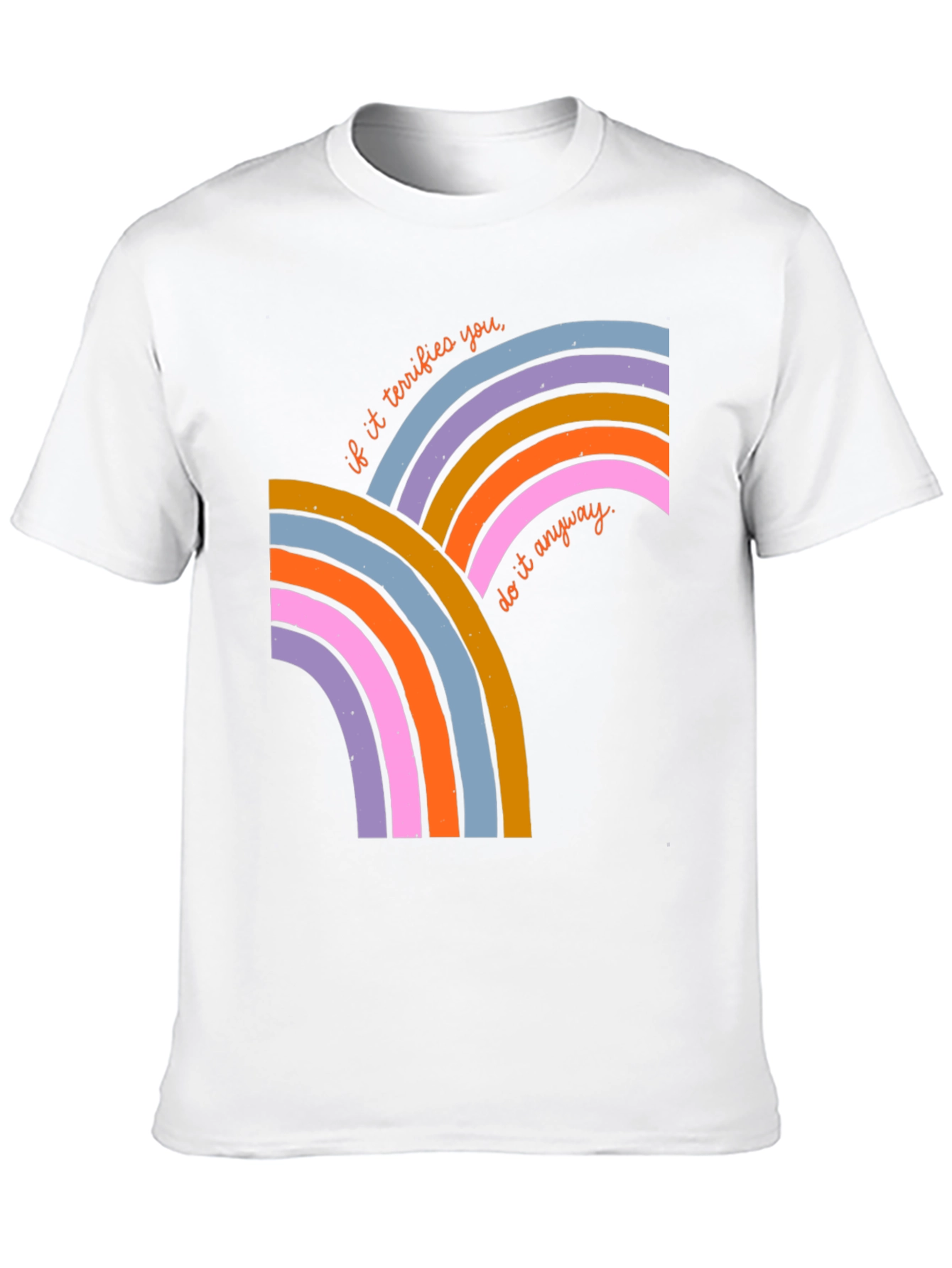Terrifies You Rainbow Graphic Tee