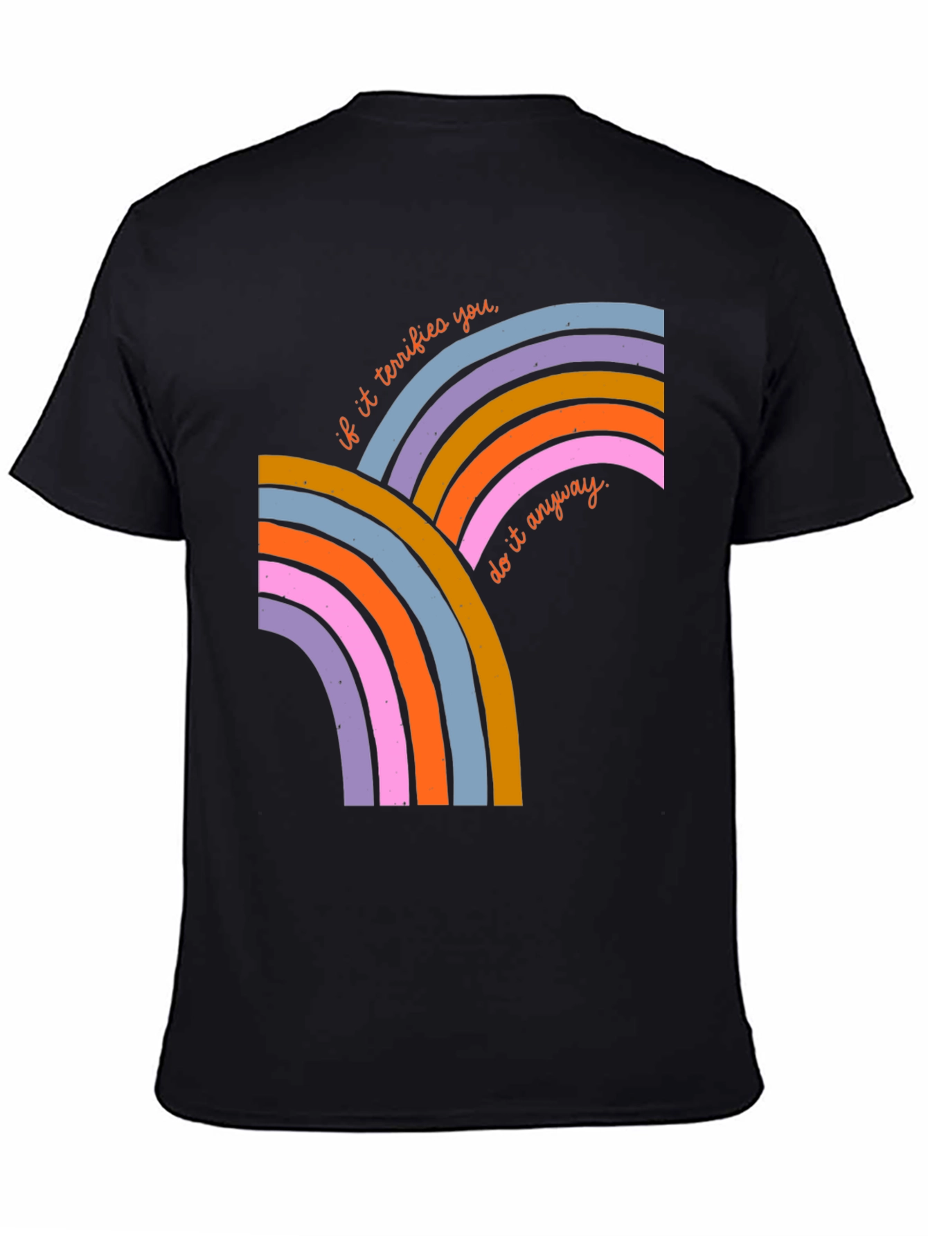 Terrifies You Rainbow Graphic Tee