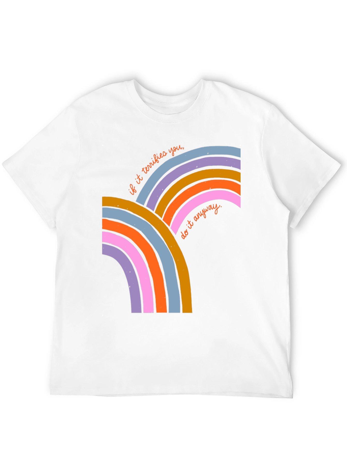Terrifies You Rainbow Graphic Tee