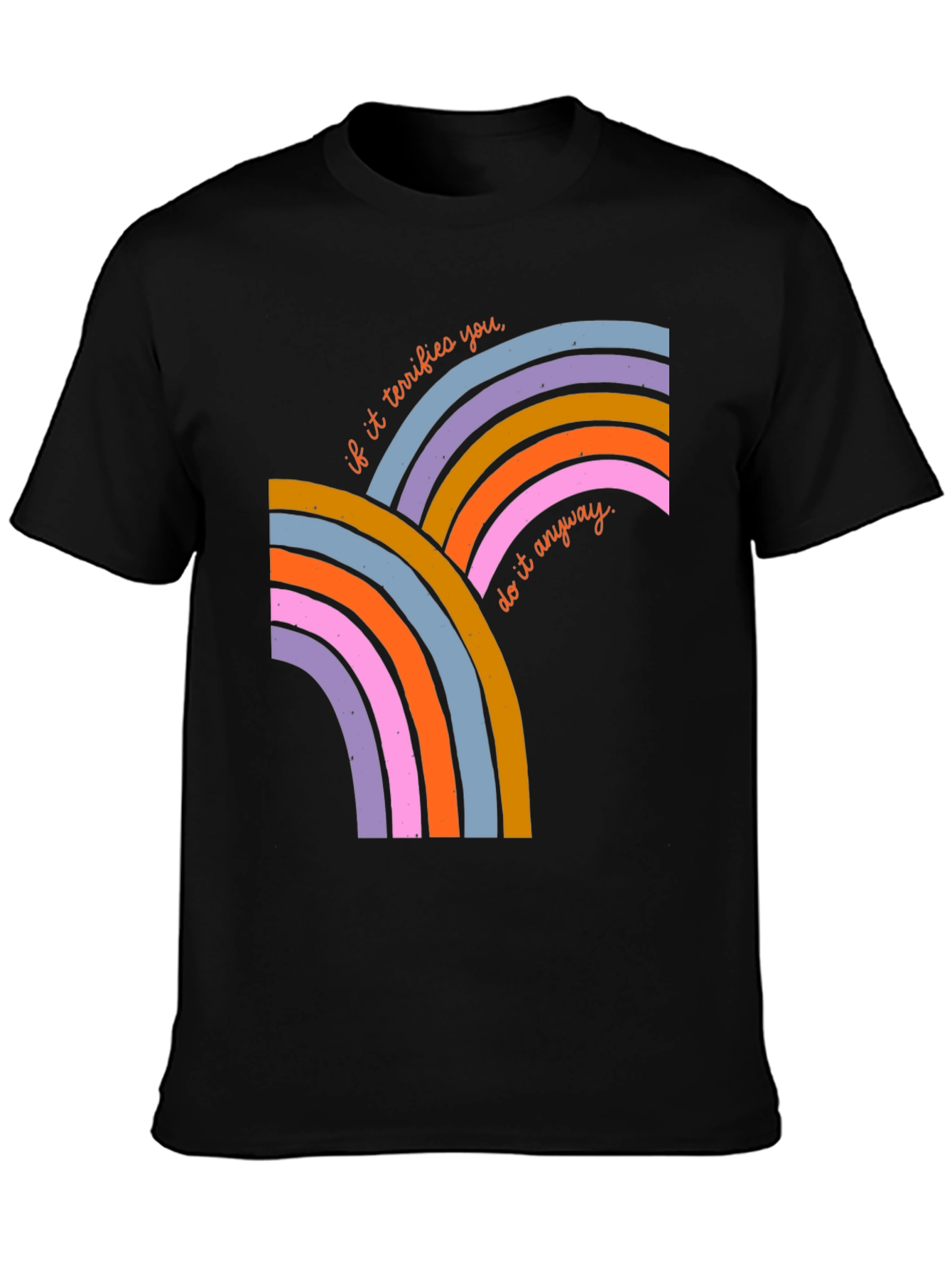 Terrifies You Rainbow Graphic Tee