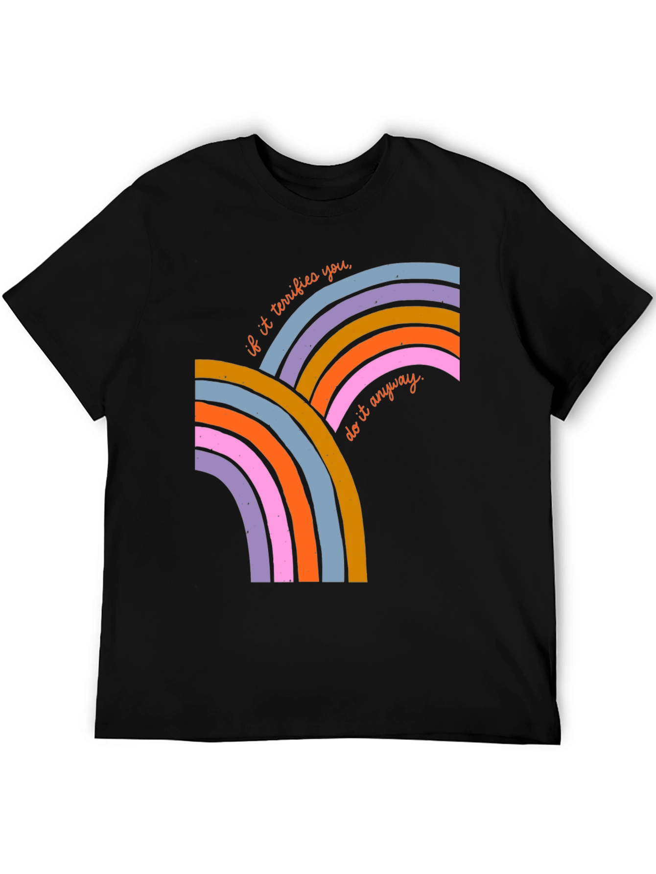 Terrifies You Rainbow Graphic Tee