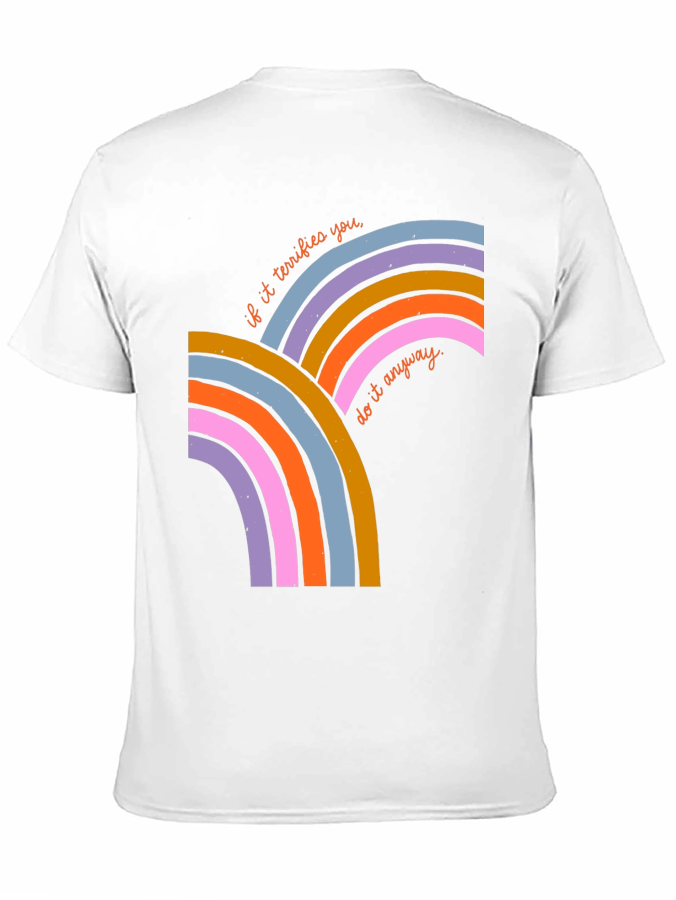 Terrifies You Rainbow Graphic Tee