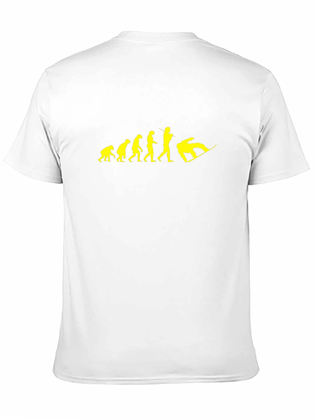 Evolution of Snowboarding Black T-Shirt