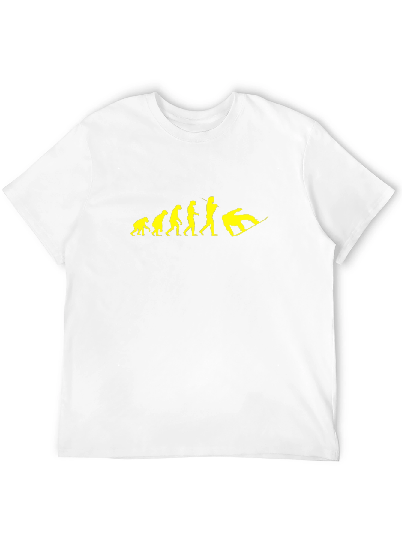 Evolution of Snowboarding Black T-Shirt