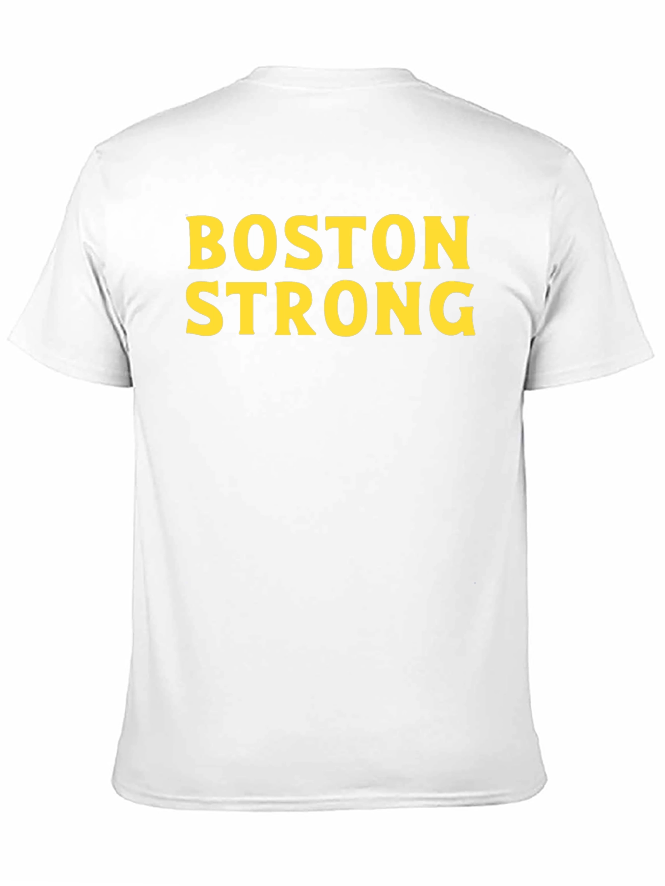 Boston Strong T-Shirt - Black Crew Neck