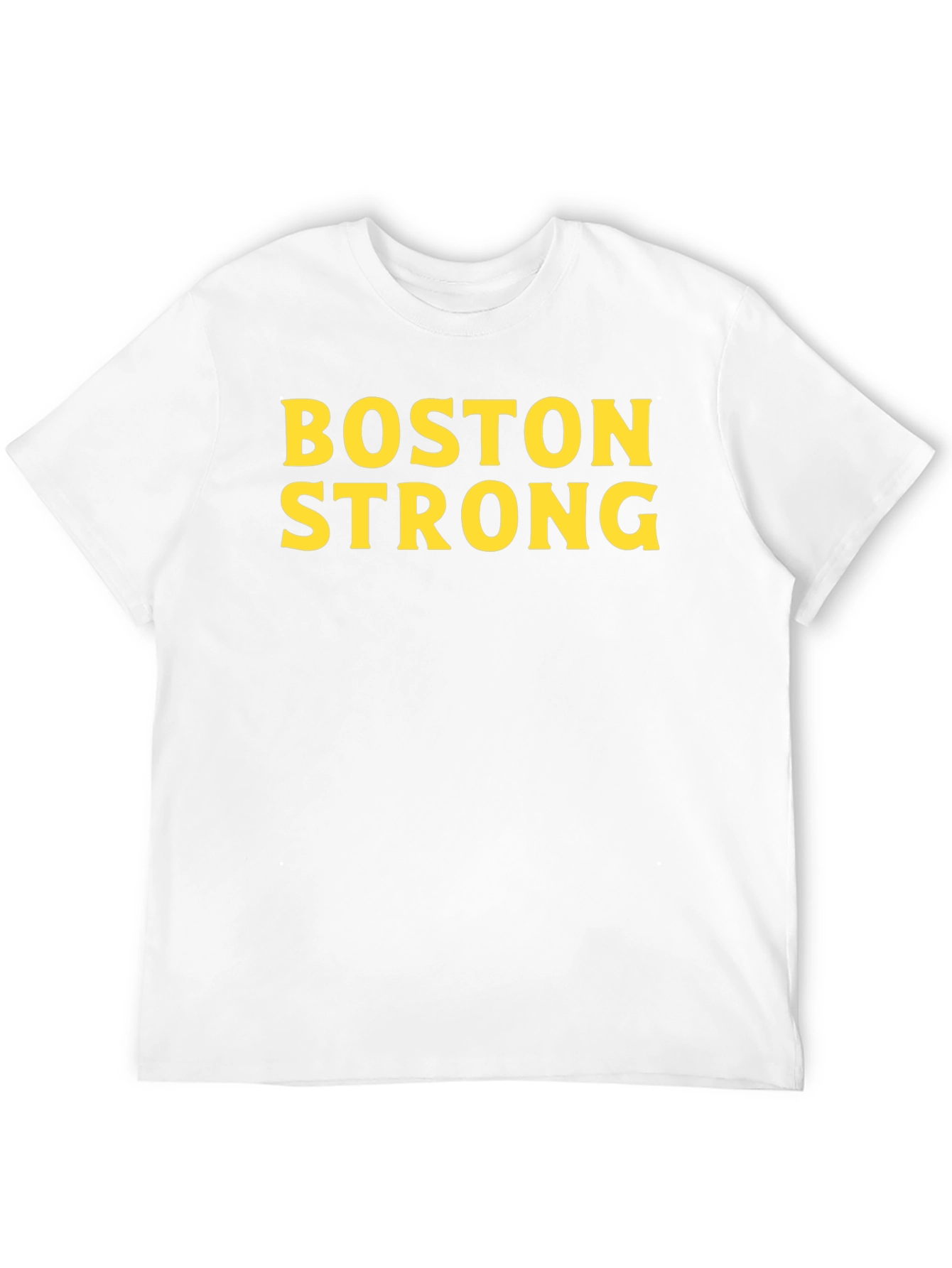 Boston Strong T-Shirt - Black Crew Neck