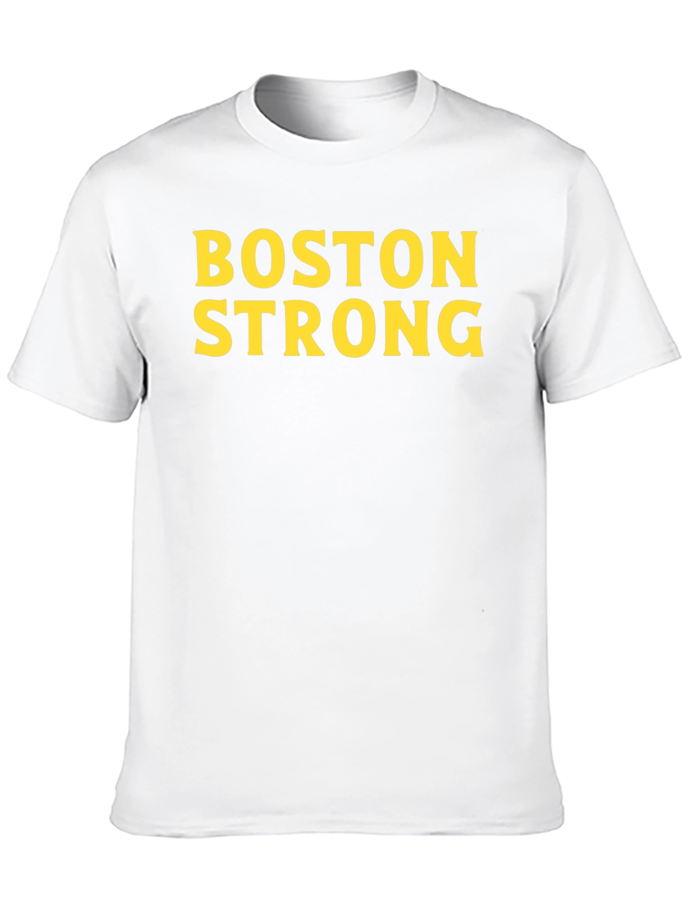 Boston Strong T-Shirt - Black Crew Neck
