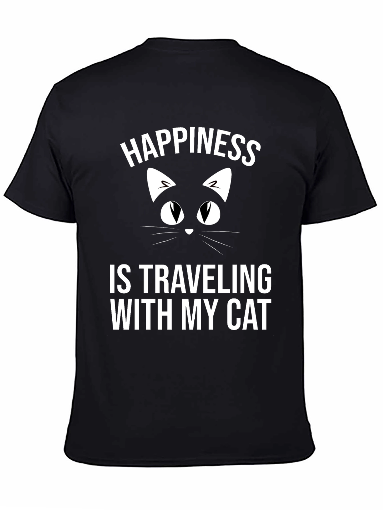 Happiness is Traveling with My Cat T-Shirt
