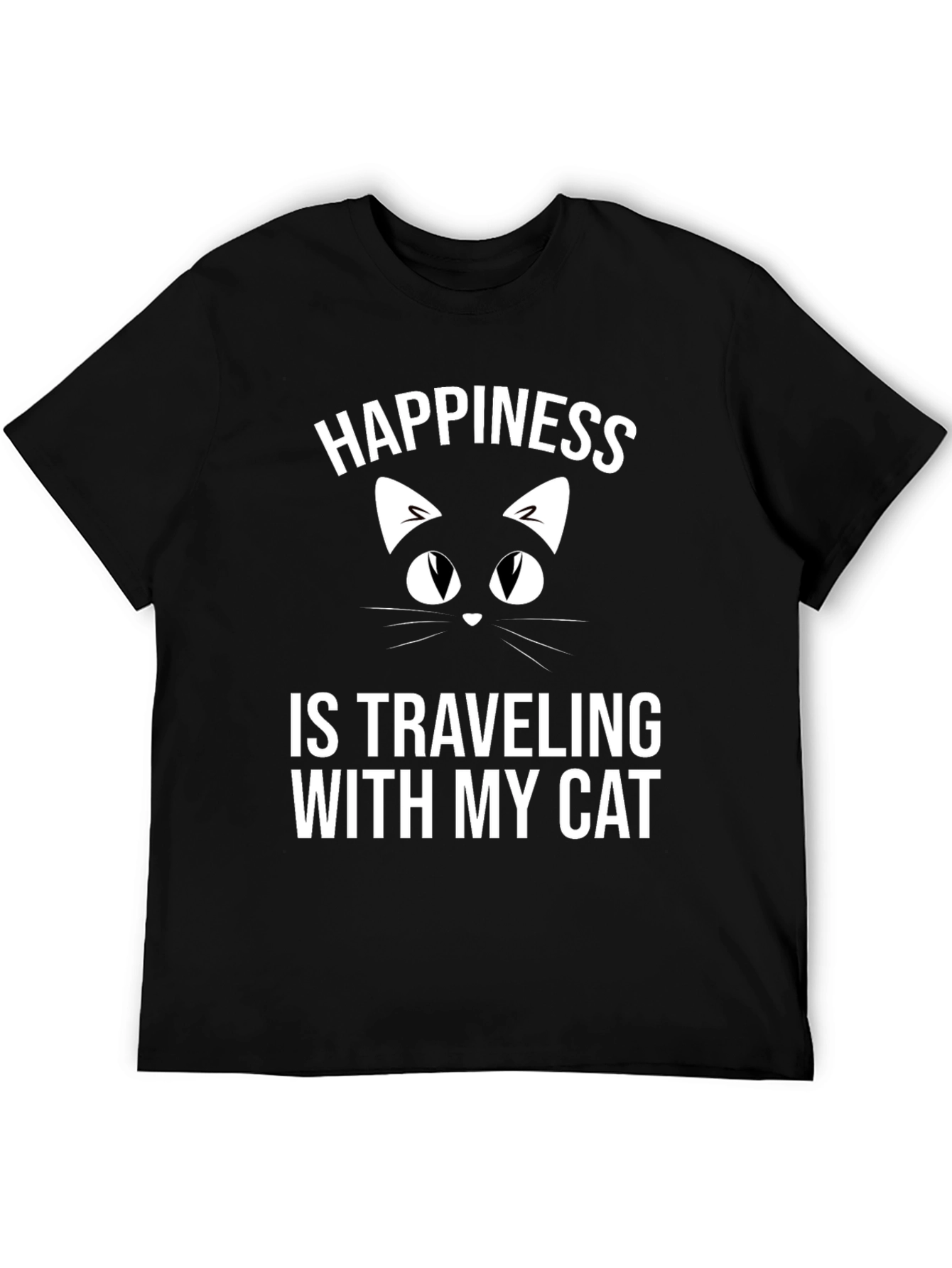 Happiness is Traveling with My Cat T-Shirt
