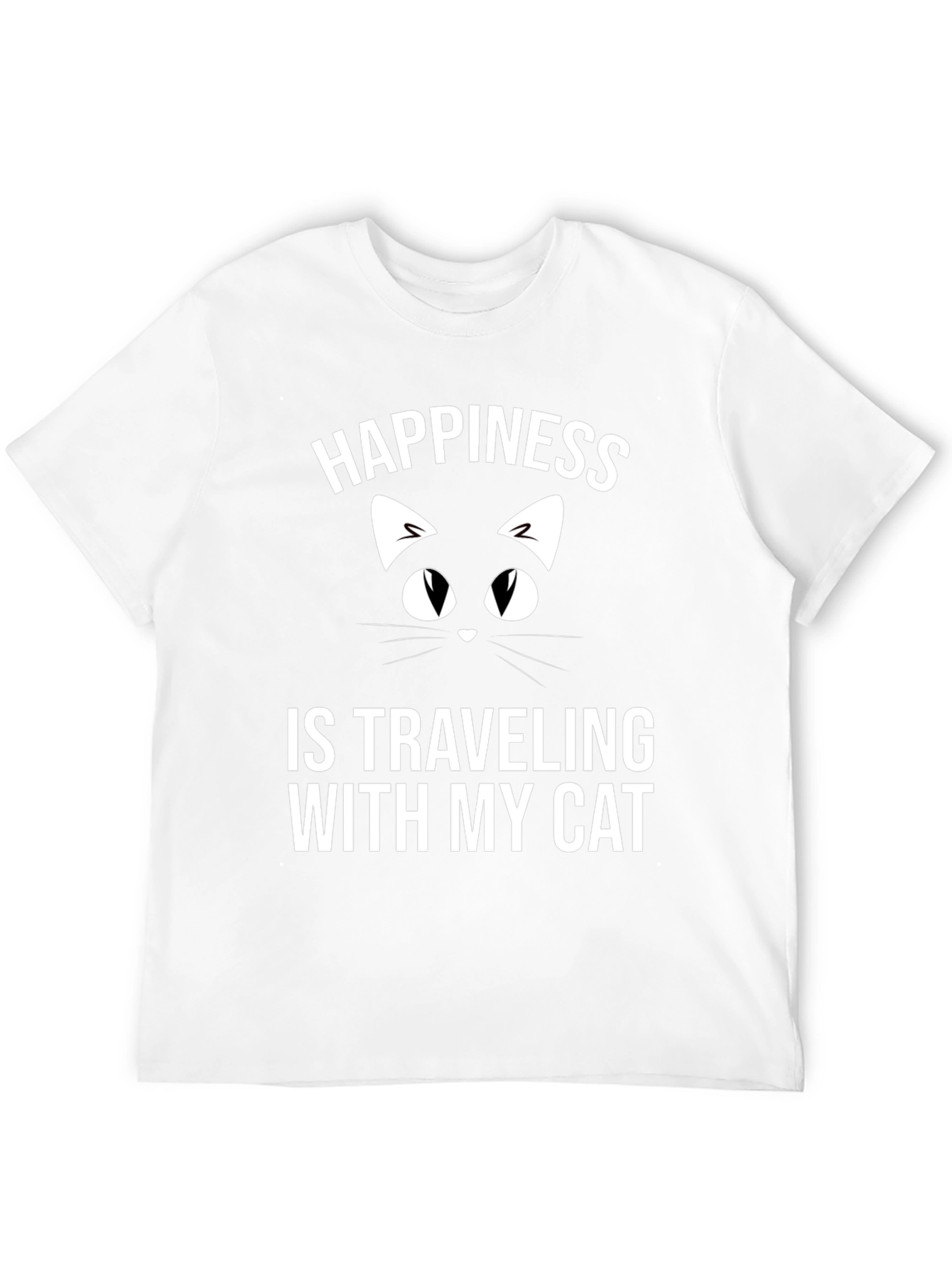 Happiness is Traveling with My Cat T-Shirt